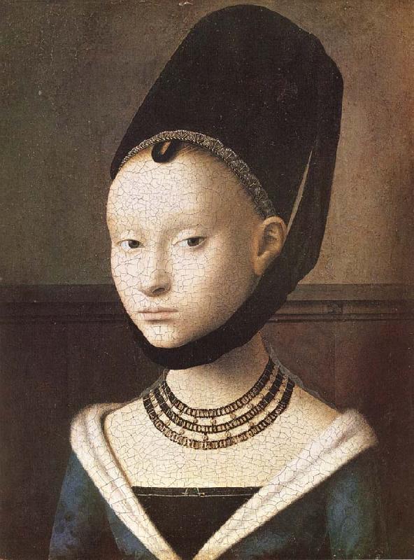 Petrus Christus Portrait of a Young Woman France oil painting art